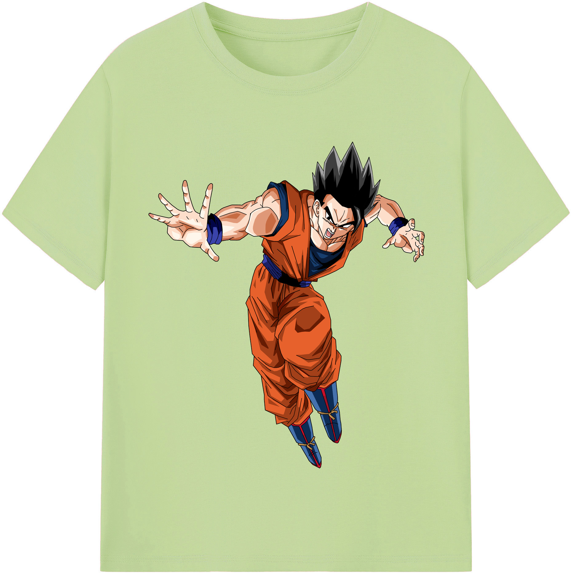 （画像用） ドラゴンボール 孫 悟飯（そんごはん）DRAGON BALL Son Gohan 綿100％半袖Tシャツ（フロントプリント）